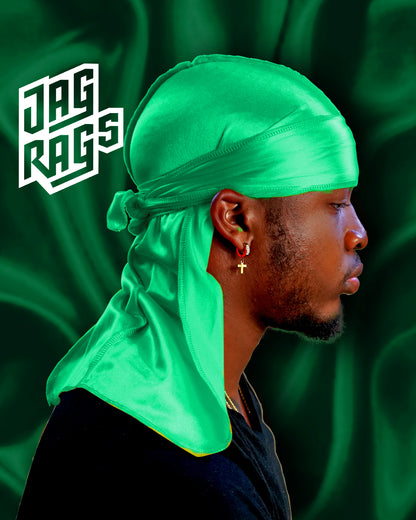 "Green" Stretchy Silky JagRag - shopjagrags