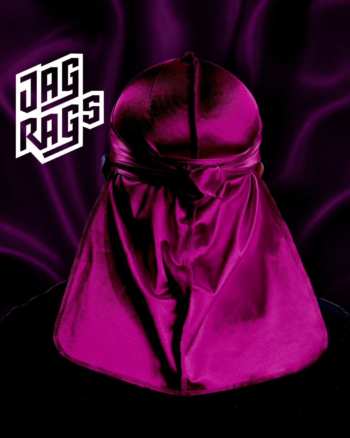 "Magenta" Stretchy Silky JagRag - shopjagrags