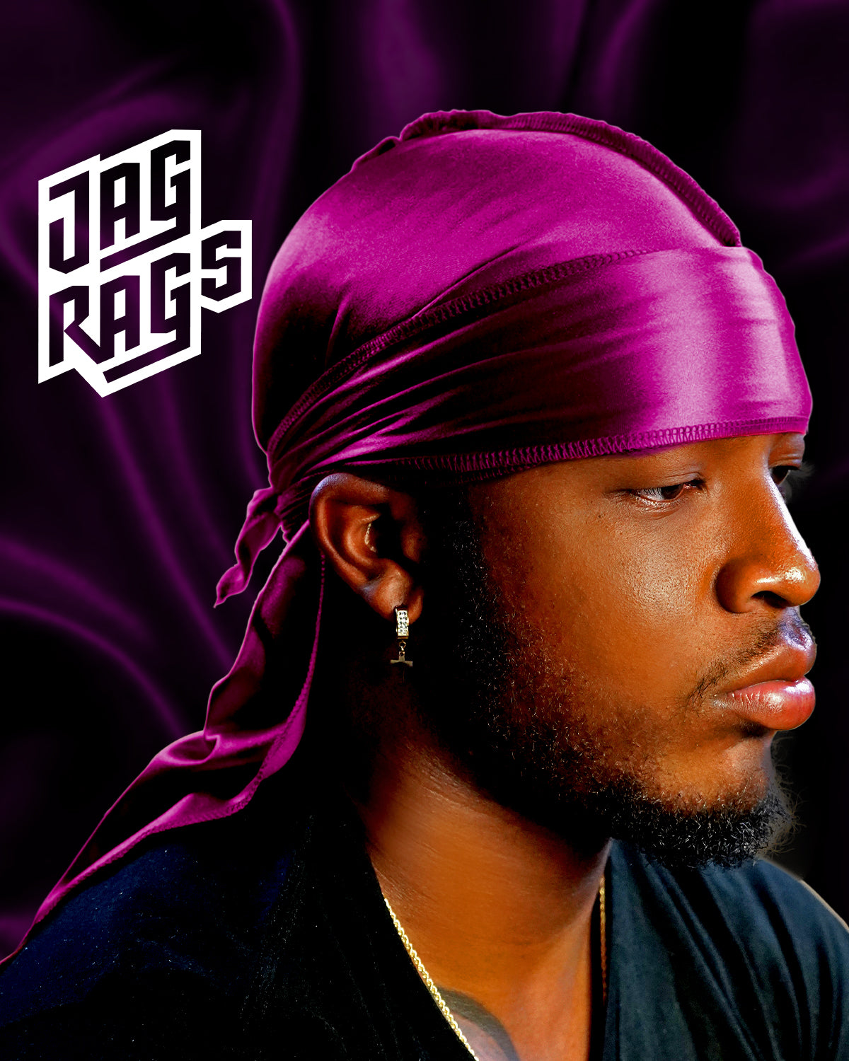 "Magenta" Stretchy Silky JagRag - shopjagrags