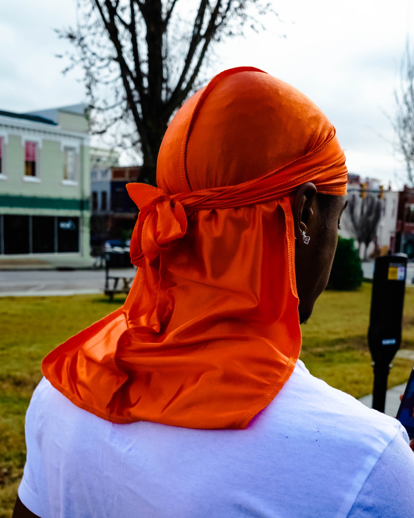 "Orange" Stretchy Silky JagRag - shopjagrags