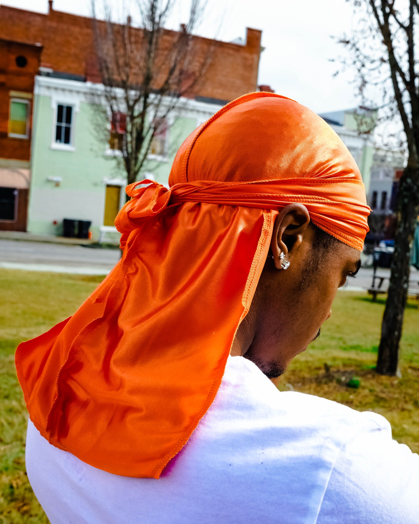 "Orange" Stretchy Silky JagRag - shopjagrags