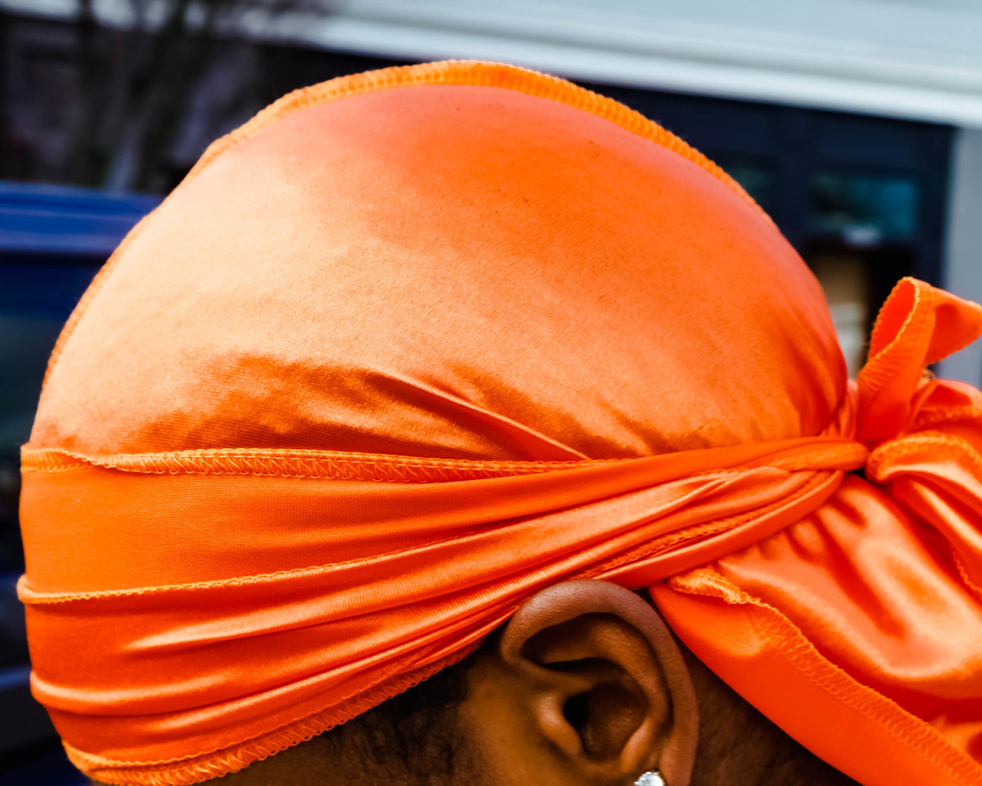 "Orange" Stretchy Silky JagRag - shopjagrags