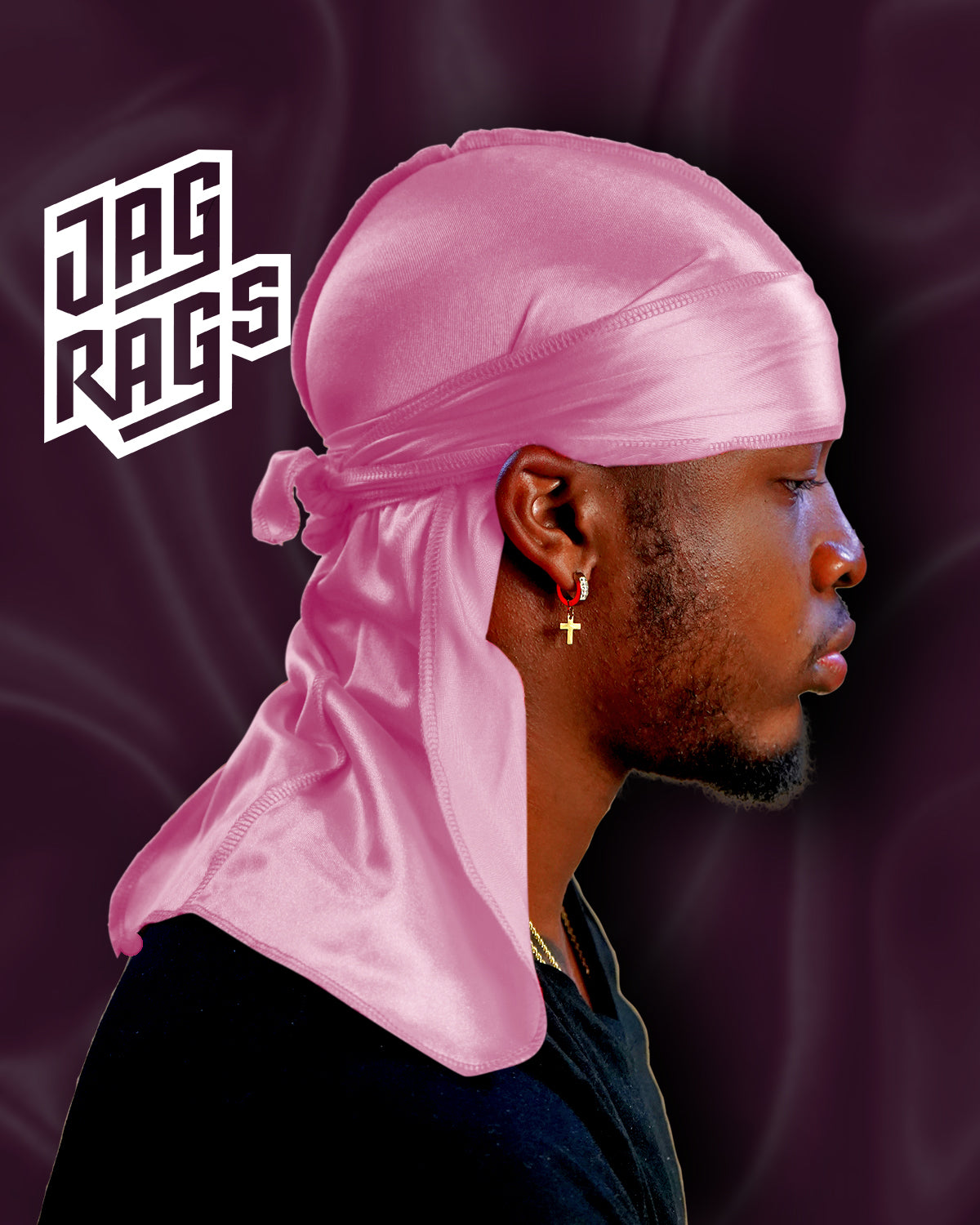 "Powder Pink" Stretchy Silky JagRag - shopjagrags
