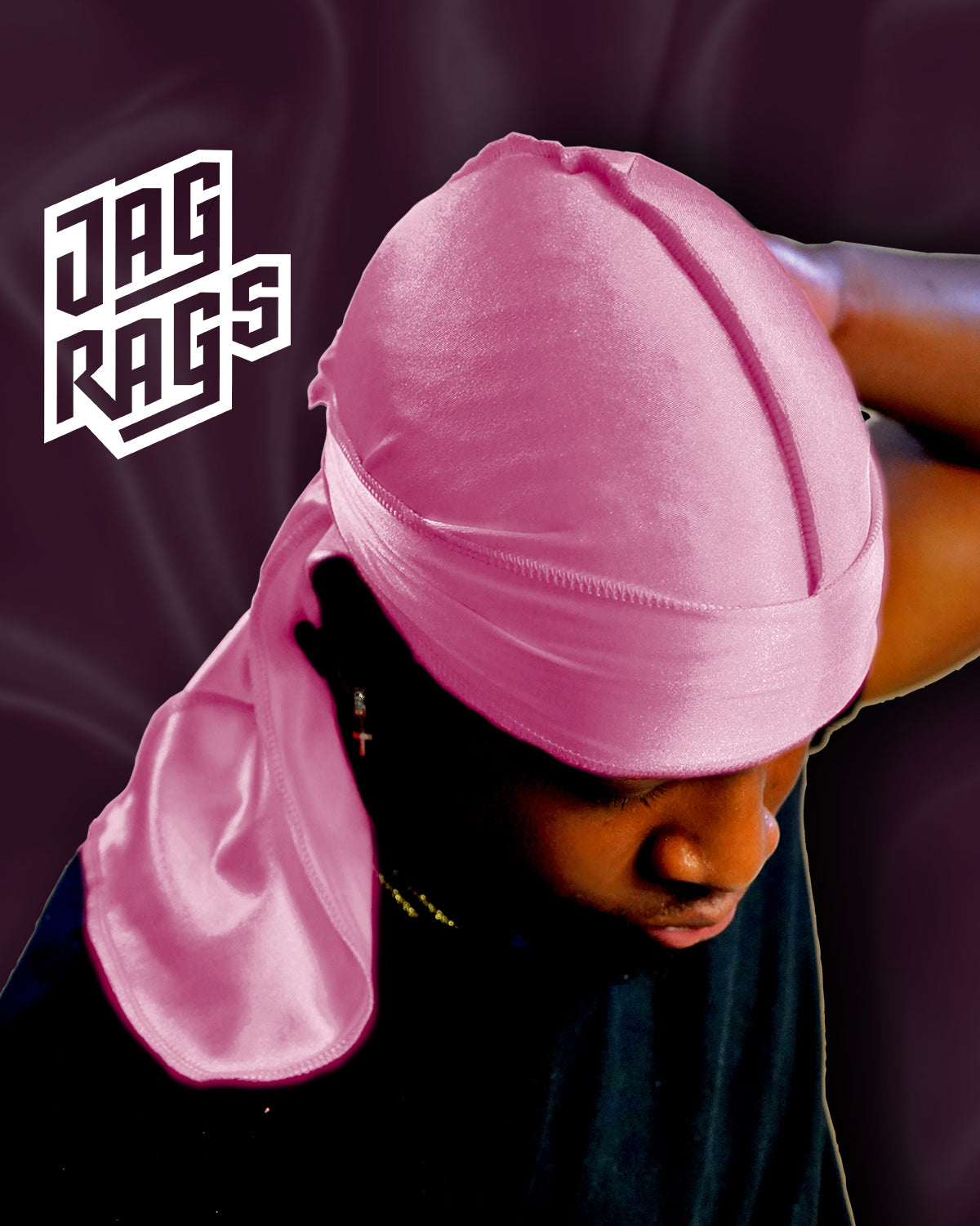 "Powder Pink" Stretchy Silky JagRag - shopjagrags