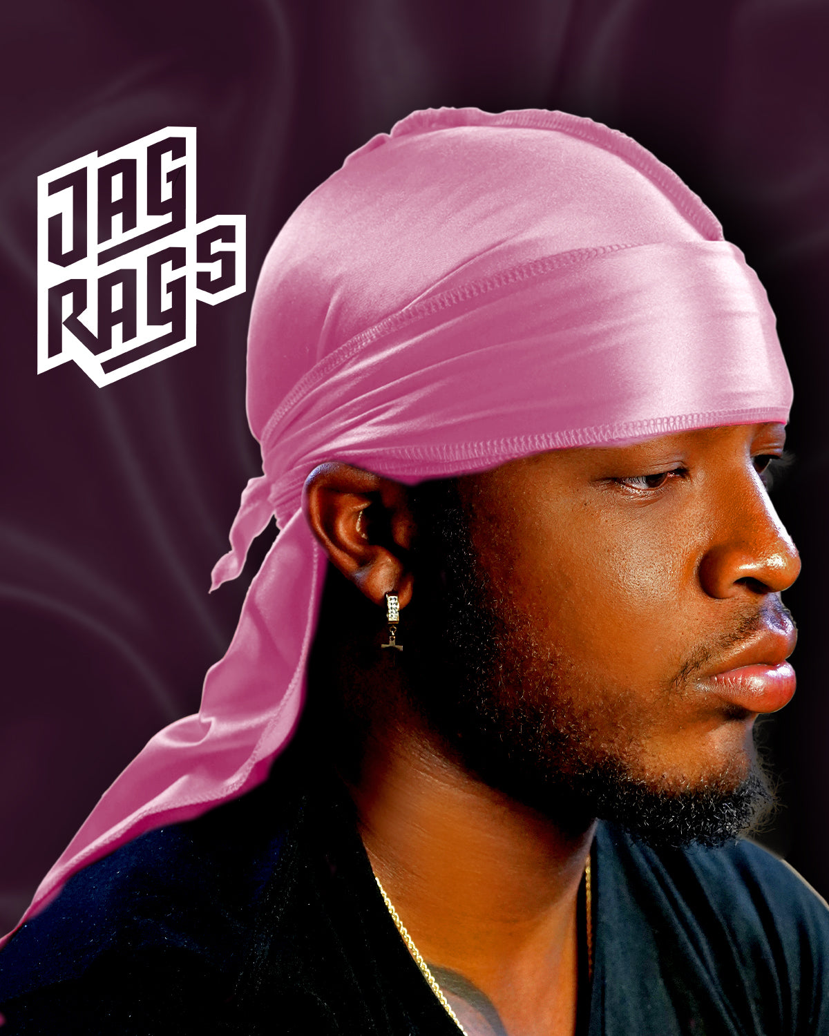 "Powder Pink" Stretchy Silky JagRag - shopjagrags