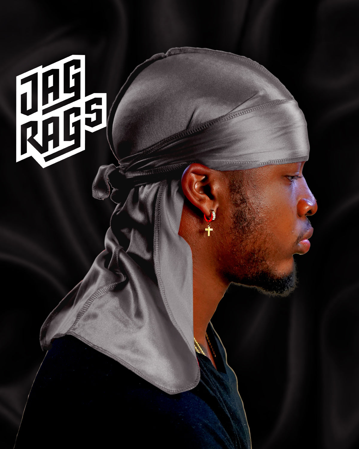 "Silver" Stretchy Silky JagRag - shopjagrags
