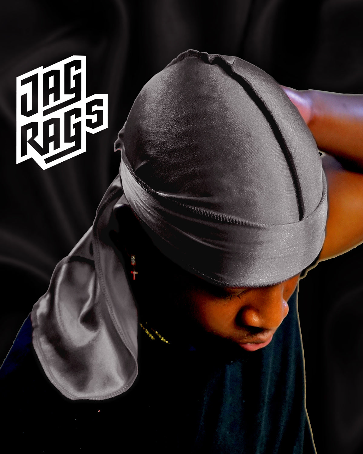 "Silver" Stretchy Silky JagRag - shopjagrags