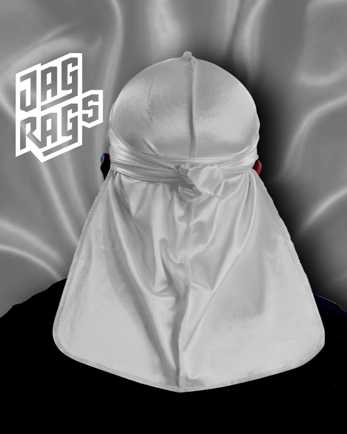 "White" Stretchy Silky JagRag - shopjagrags
