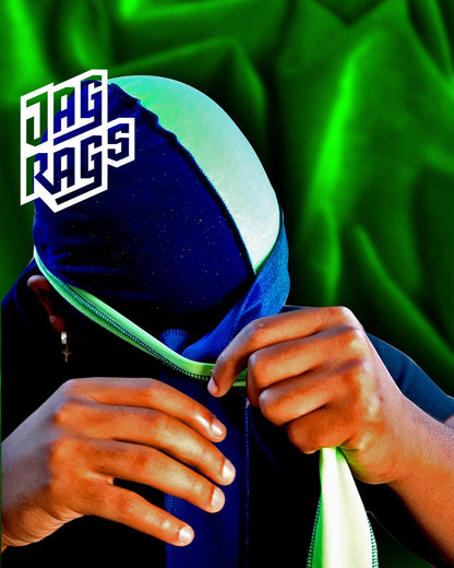 Seahawk "Spilt" Velvet JagRags - shopjagrags