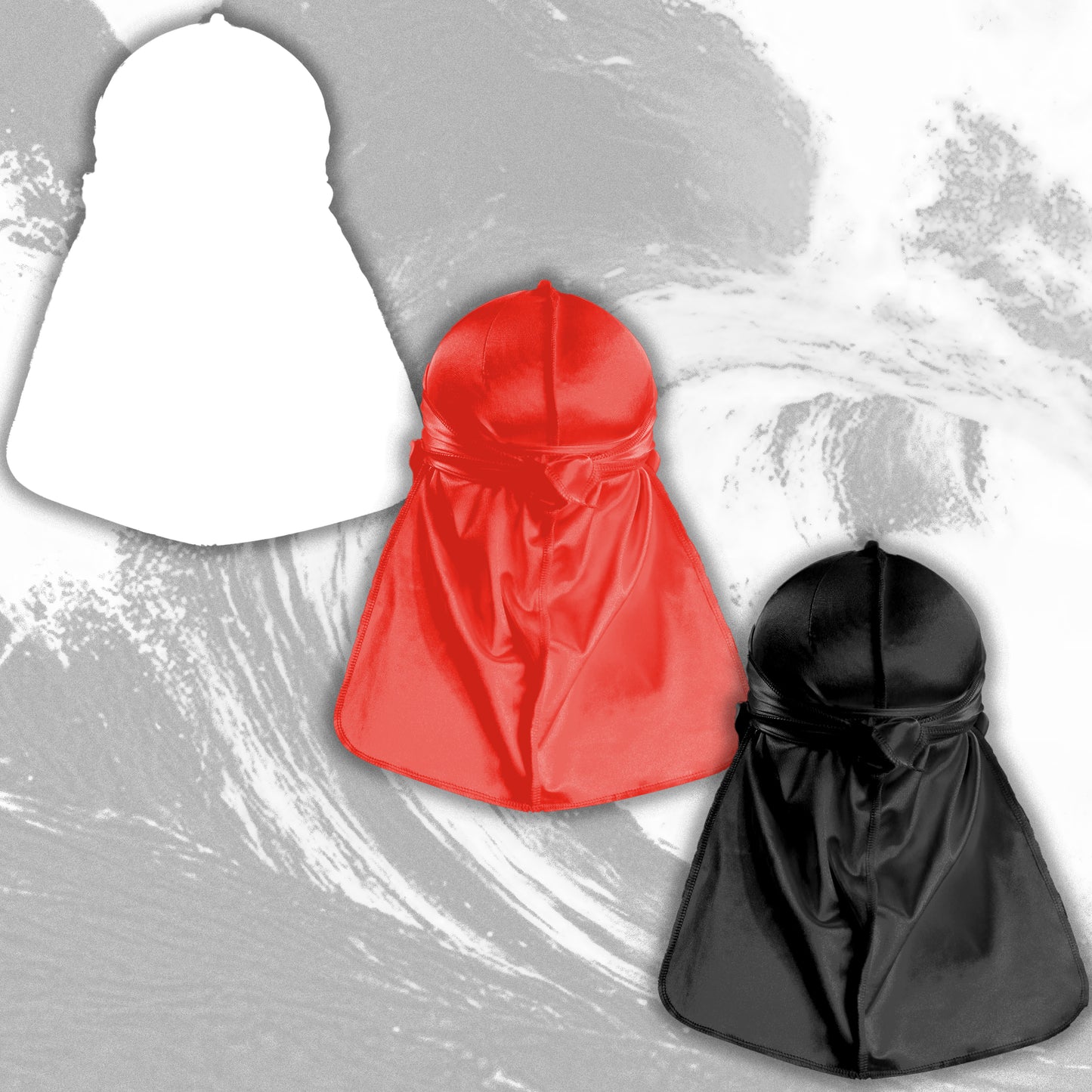 Premium Silk Durag Bundle Toronto Red