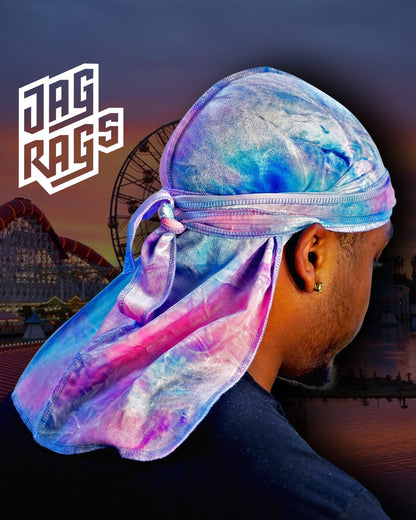 Tye-Dye "BubbleGum" Velvet JagRags - shopjagrags
