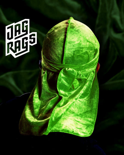 Tye-Dye "Green" Velvet JagRags - shopjagrags