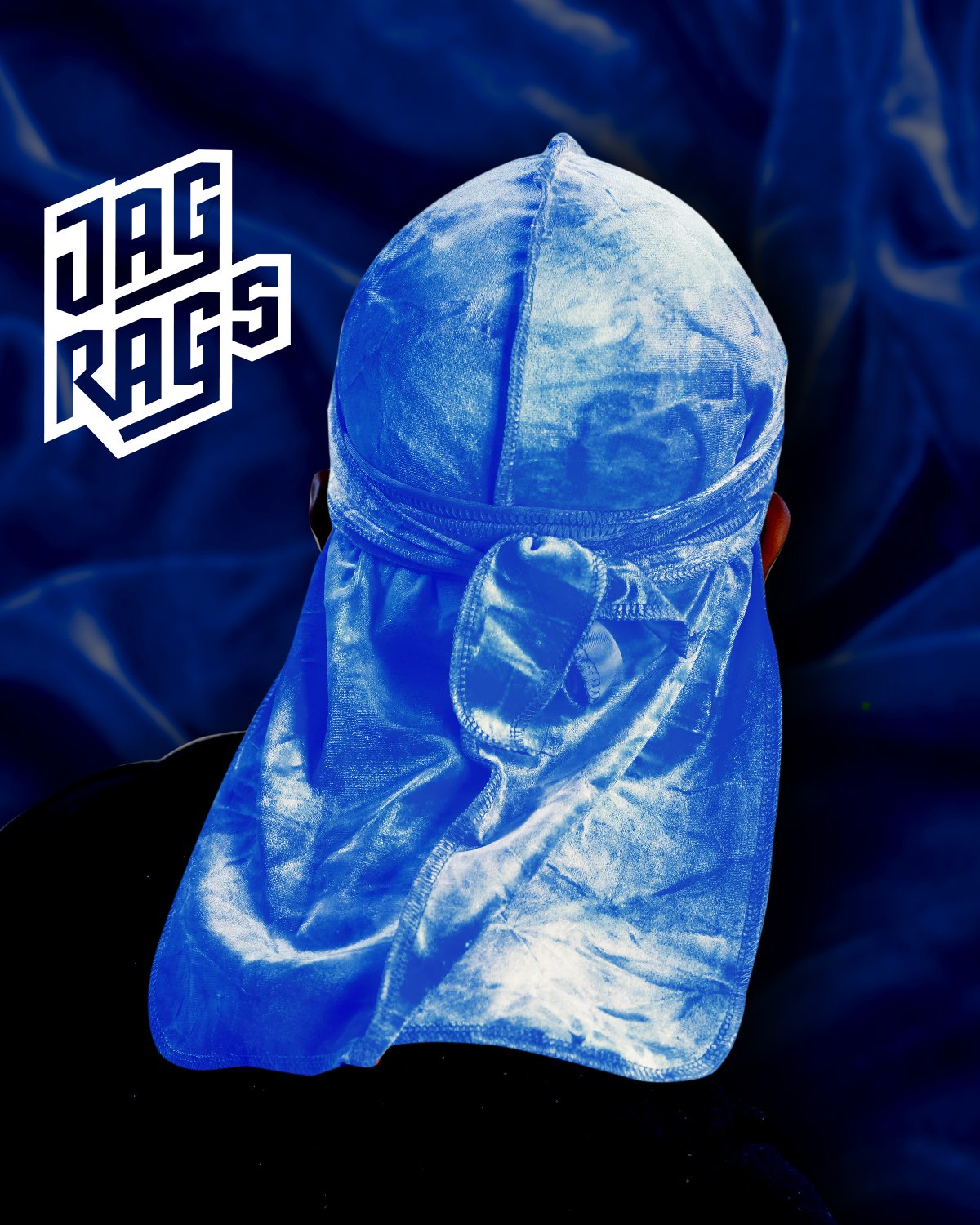 Tye-Dye "Icy" Velvet JagRags - shopjagrags