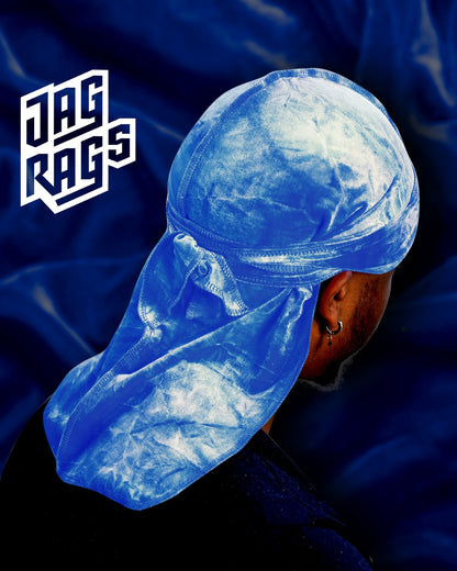 Tye-Dye "Icy" Velvet JagRags - shopjagrags
