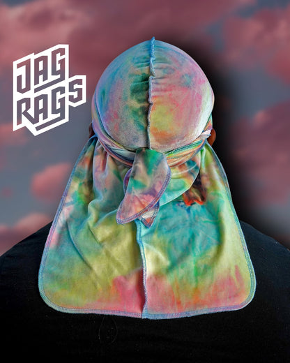 Tye-Dye "Sherbert" Velvet JagRags - shopjagrags