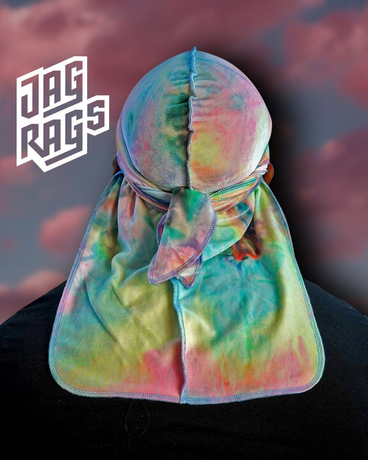 Tye-Dye "Sherbert" Velvet JagRags - shopjagrags