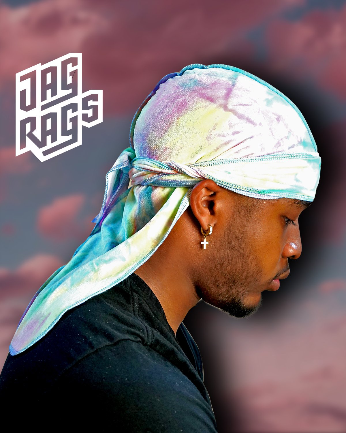 Tye-Dye "Sherbert" Velvet JagRags - shopjagrags