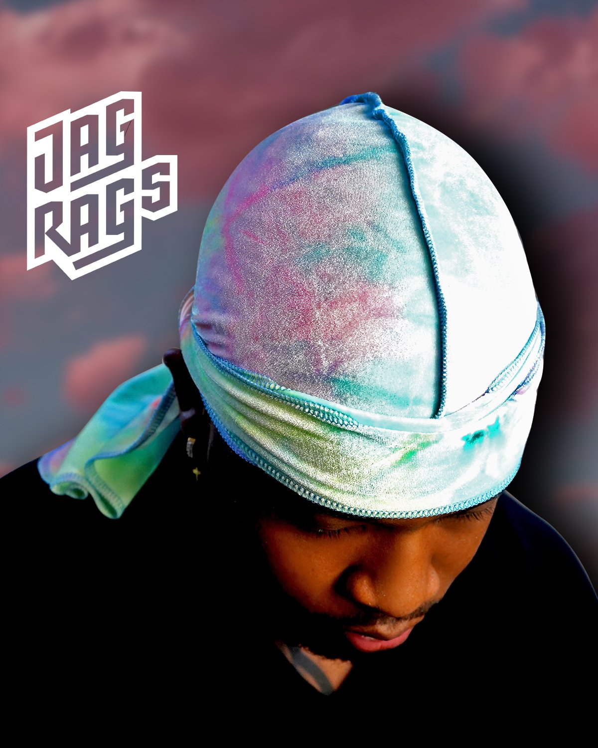 Tye-Dye "Sherbert" Velvet JagRags - shopjagrags