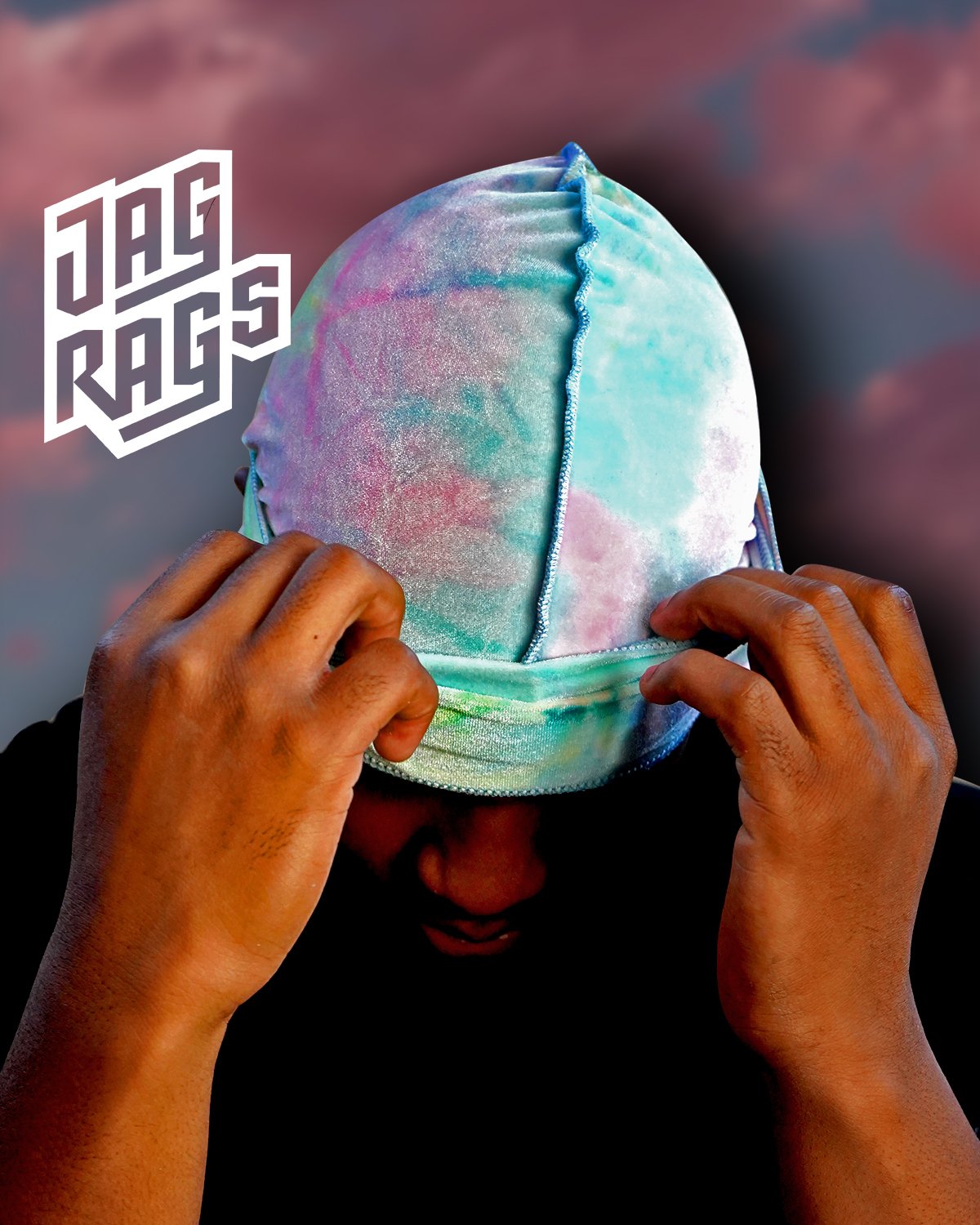 Tye-Dye "Sherbert" Velvet JagRags - shopjagrags