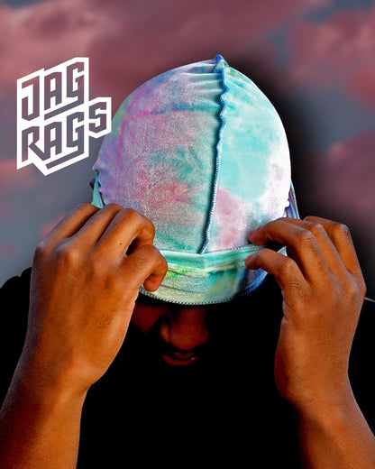 Tye-Dye "Sherbert" Velvet JagRags - shopjagrags