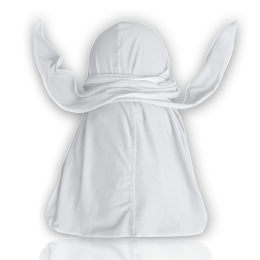 “White” Athletic Spandex Durag