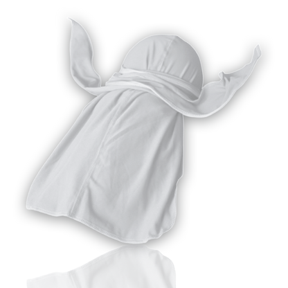 “White” Athletic Spandex Durag