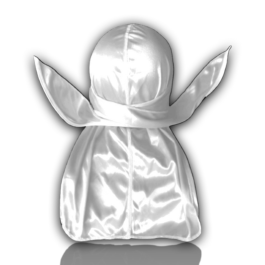 Athletic White Silky Durag