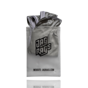 JagRags Ultra Wave Silver and Super Satin Silky Durag for Men