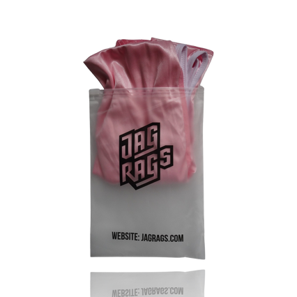 JagRags Ultra Wave Pink and Super Satin Silky Durag for Men