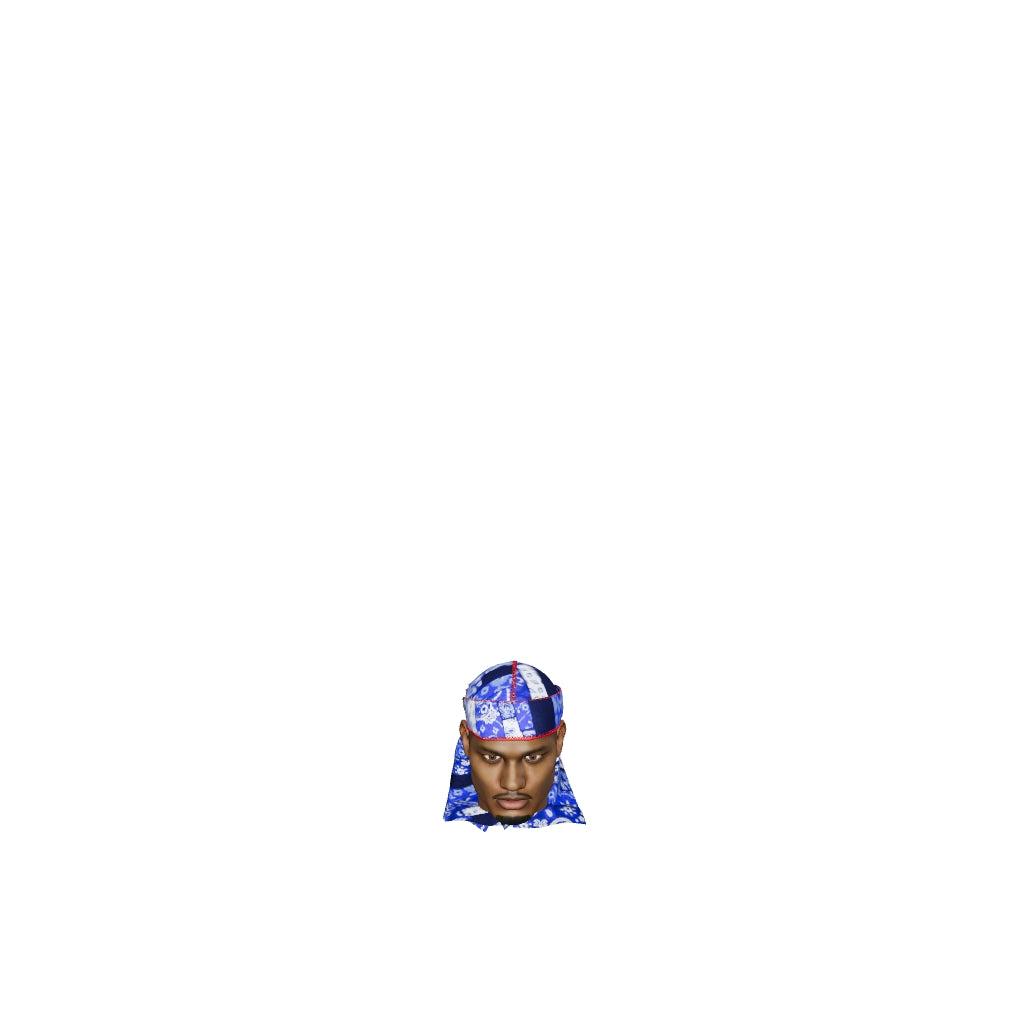 JagRags Stretchy White and Silk Durag for Men