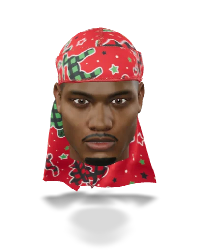 “Christmas Time Red” Satin Silky Durag