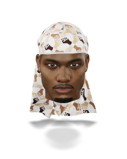 “Black Power 2" Satin Silky Durag