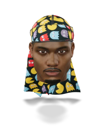 “Pac-Man” Ultra Wave Super Satin Silky Durag