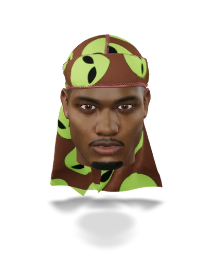 “Alien Brown” Satin Silky Durag