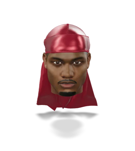 Athletic Dark Red Silky Durag