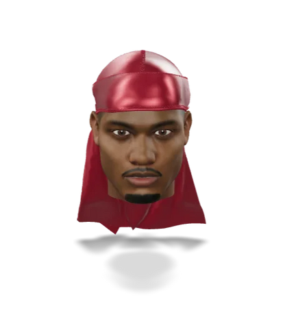 Athletic Dark Red Silky Durag