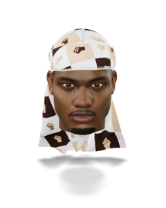 “Black Power 4" Ultra Wave Super Satin Silky Durag