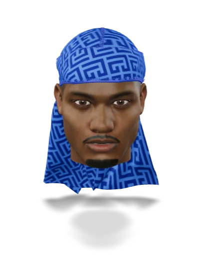 “Maze Blue” Satin Silky Durag