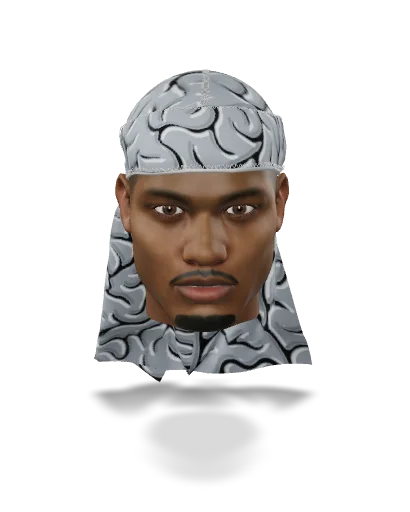 “Grey Brains”  Satin Silky Durag