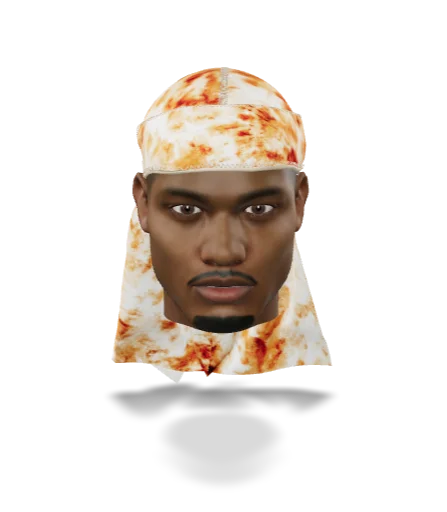 “Tye Dye Bronze”  Satin Silky Durag