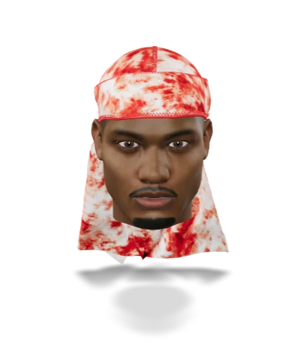 “Tye Dye Red” Satin Silky Durag