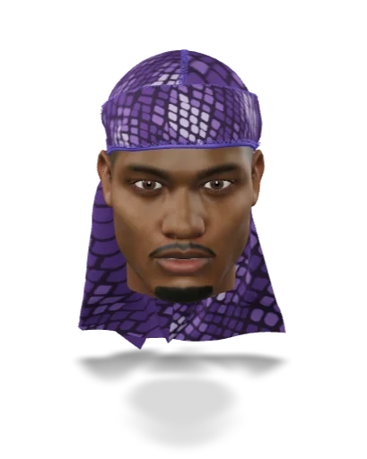 “Reptile Purple” Satin Silky Durag