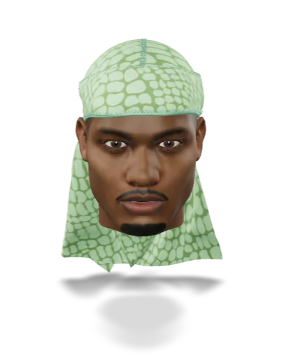 “Croc Green”  Satin Silky Durag