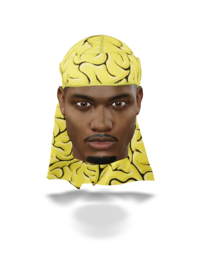“Yellow Brains” Satin Silky Durag