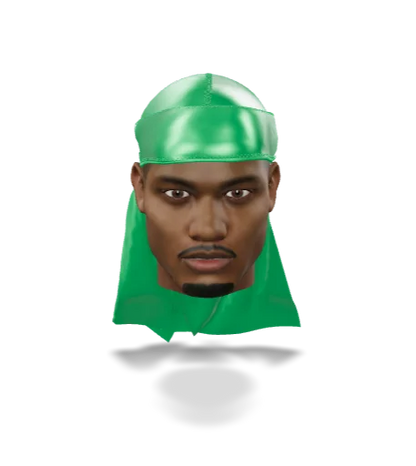 Athletic Green Silky Durag