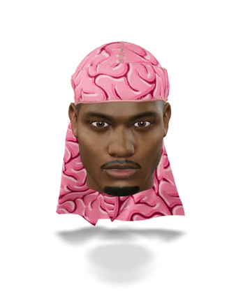 “Pink Brains” Ultra Wave Super Satin Silky Durag