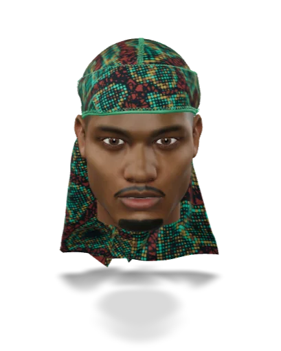 “Digital Chameleon” Satin Silky Durag