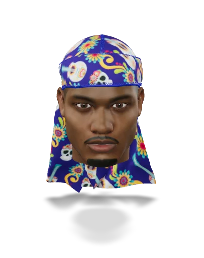 “Cinco De Mayo Indigo” Satin Silky Durag