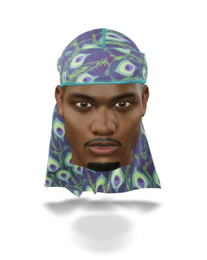 “Peacock Shade” Satin Silky Durag