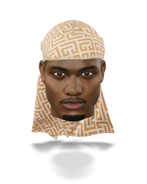 “Maze Sand” Ultra Wave Super Satin Silky Durag